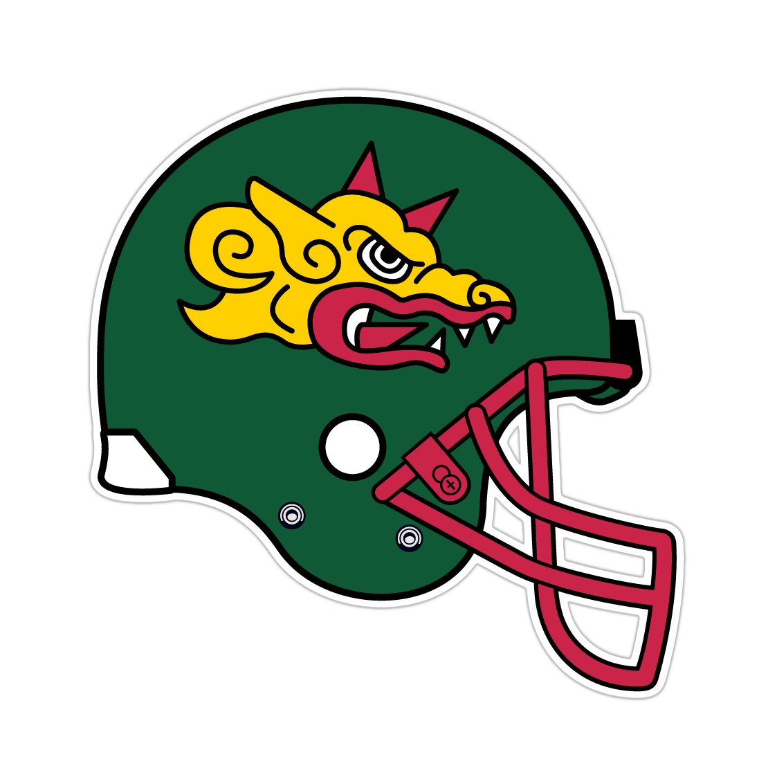 Barcelona Dragons helmet