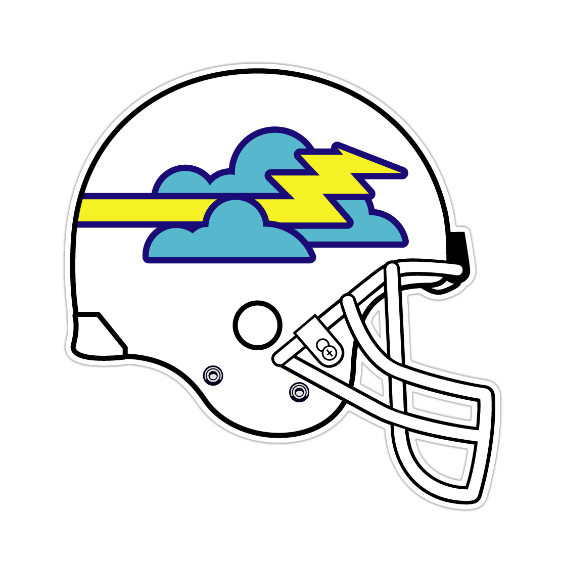 Orlando Thunder helmet